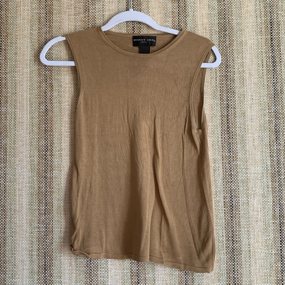 August Silk Knits 100% Silk Women Cardigan and Top Blouse Set Women’s Size M - Picture 2 of 6